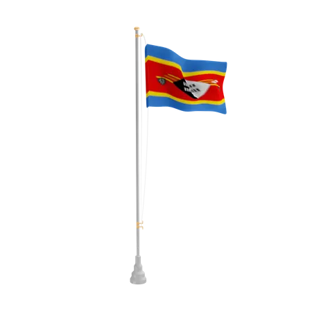 Free Eswatini  3D Flag