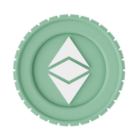 Free Ethereum Classic  3D Icon