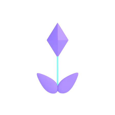 Free Ethereum Plant 3D Illustration