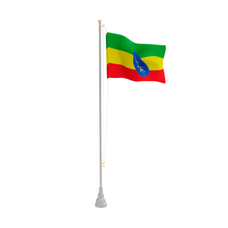 Free Ethiopia  3D Flag