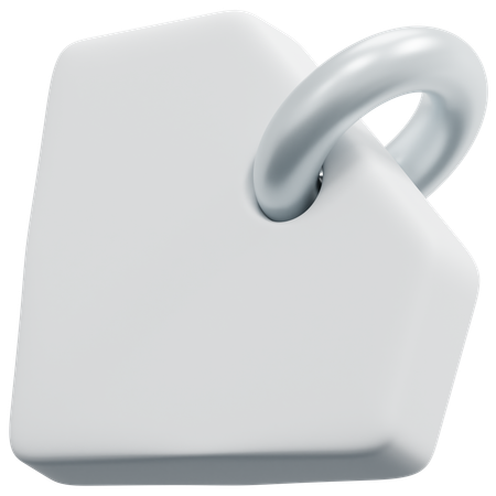 Free Etiqueta de diamante em branco  3D Icon
