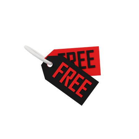 Free Etiqueta gratis  3D Icon