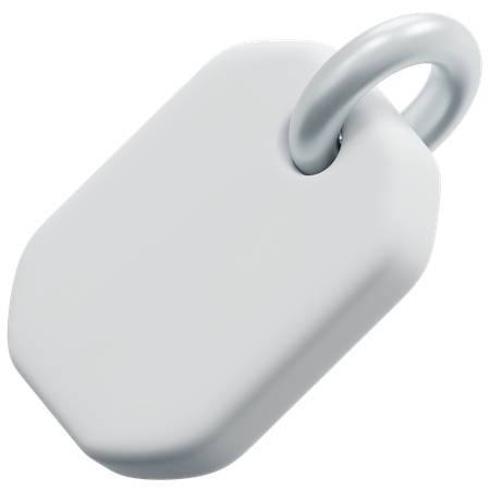 Free Etiqueta octogonal em branco  3D Icon