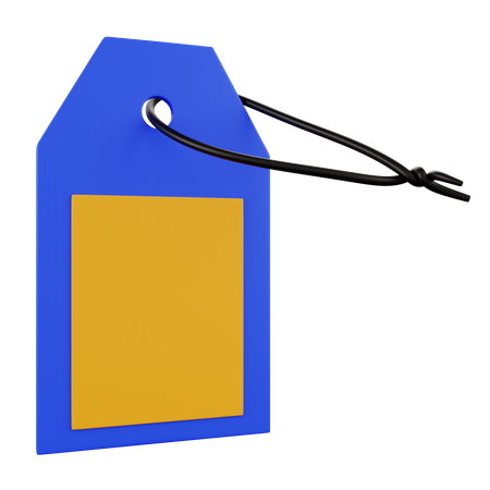 Free Étiquette de prix  3D Icon