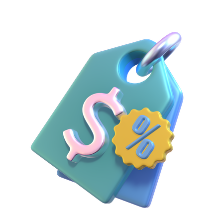Free Étiquette de prix  3D Icon