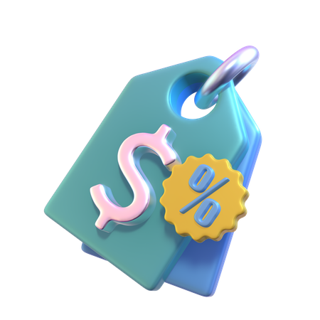 Free Étiquette de prix  3D Icon