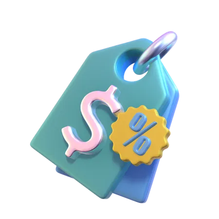 Free Étiquette de prix  3D Icon