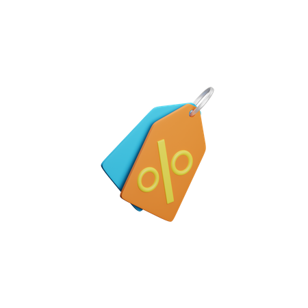 Free Étiquette de réduction  3D Icon