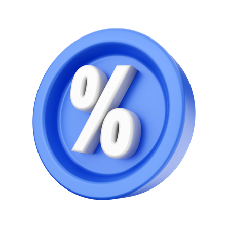 Free Étiquette de réduction  3D Icon
