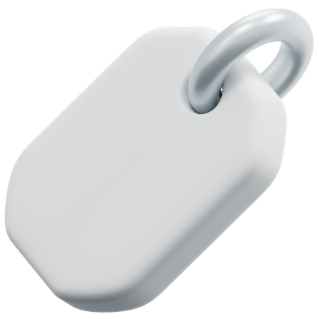 Free Étiquette octogonale vierge  3D Icon