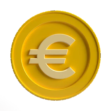 Free World Currency European Euro Coin 3D Icon
