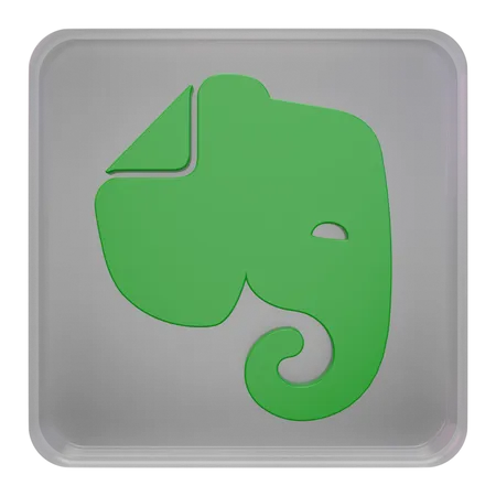 Free Evernote  3D Icon