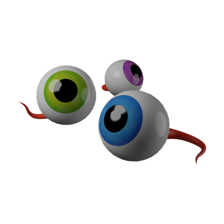 Free Eye Balls  3D Icon
