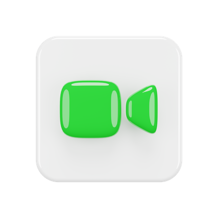 Free Face Time  3D Icon