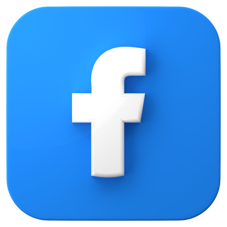 Free Facebook  3D Icon