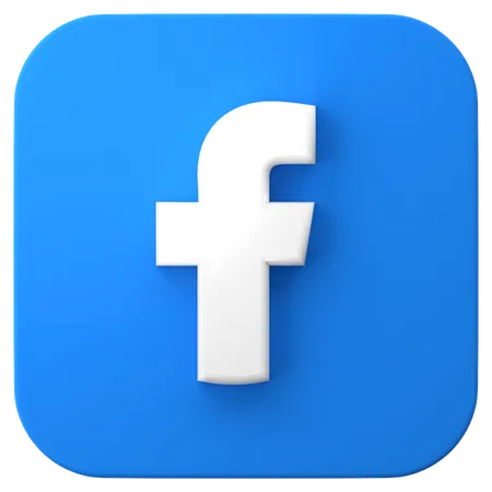 Free Facebook  3D Icon