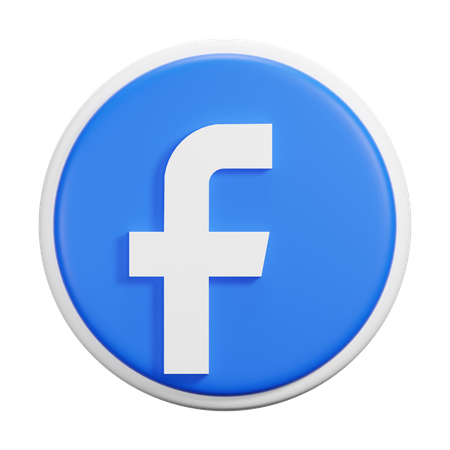 Free Facebook  3D Icon