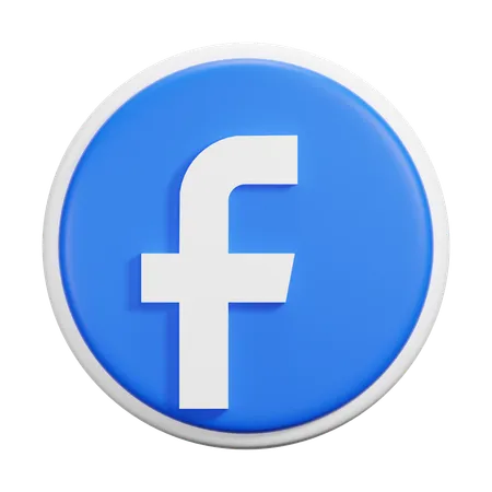 Free Facebook  3D Icon