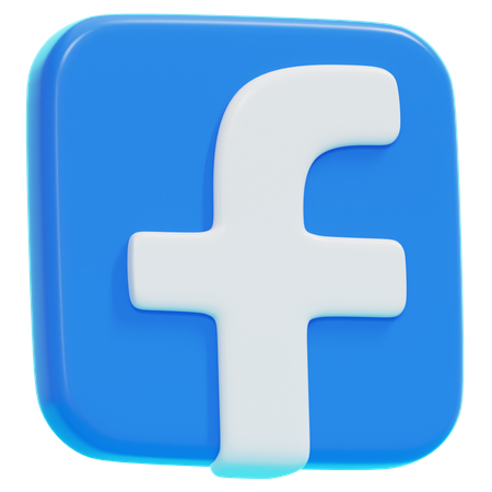 Free Facebook  3D Icon