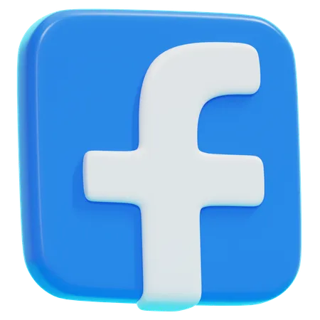 Free Facebook  3D Icon