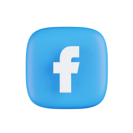 Free Facebook  3D Icon