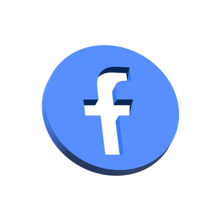 Free Facebook  3D Icon