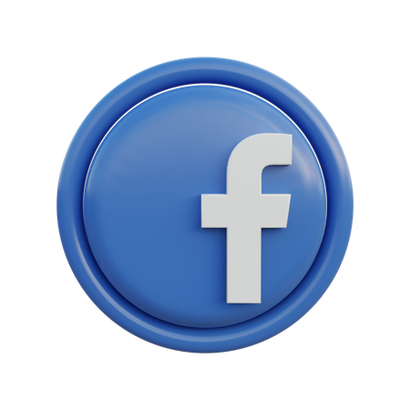 Free Facebook  3D Icon