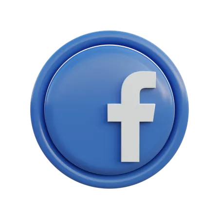 Free Facebook  3D Icon