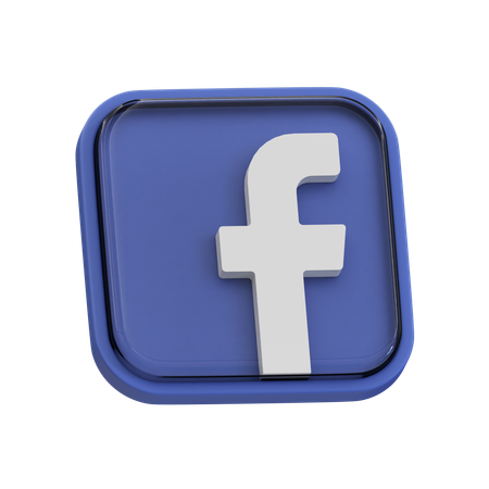 Free Facebook  3D Icon