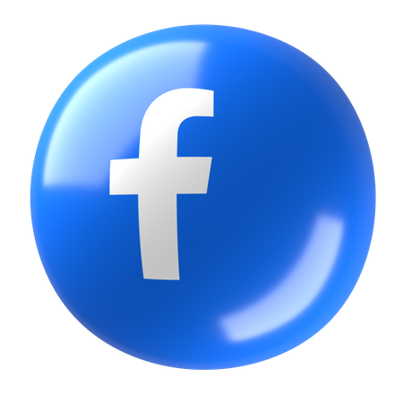 Free Facebook  3D Icon