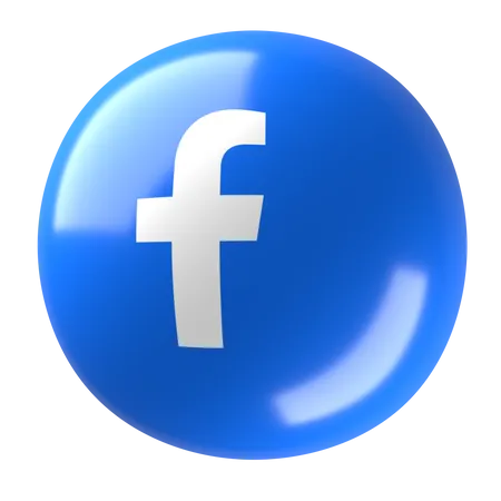 Free Facebook  3D Icon