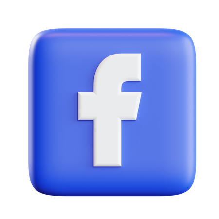 Free Facebook  3D Icon