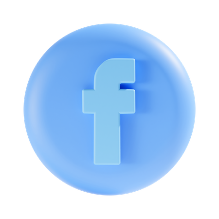 Free Facebook  3D Icon