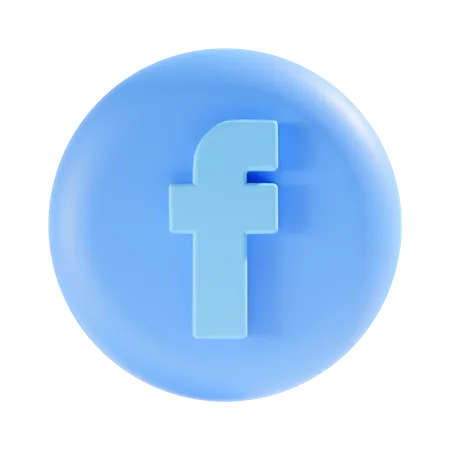 Free Facebook  3D Icon