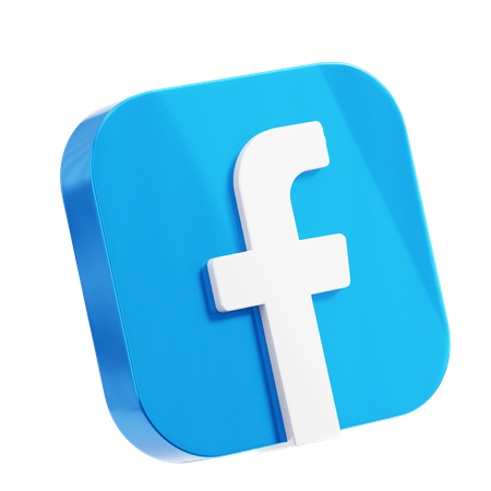 Free Facebook  3D Icon