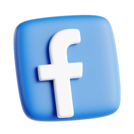 Free Facebook  3D Icon