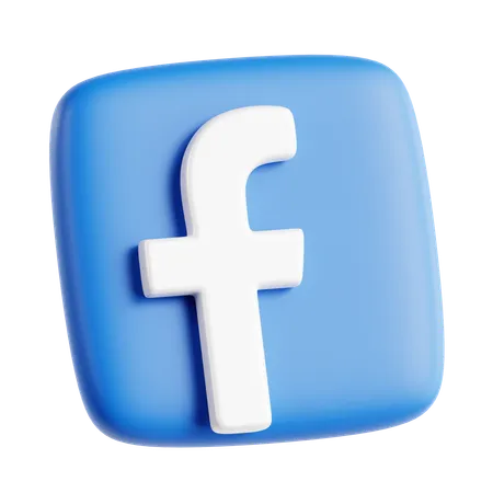 Free Facebook  3D Icon