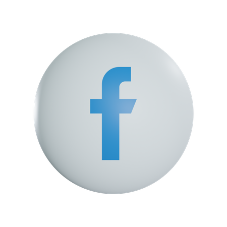 Free Facebook  3D Icon