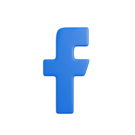 Free Facebook  3D Icon