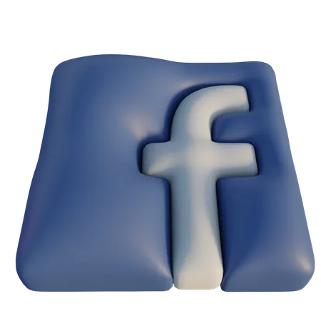 Free Facebook  3D Icon