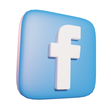 Free Facebook  3D Icon