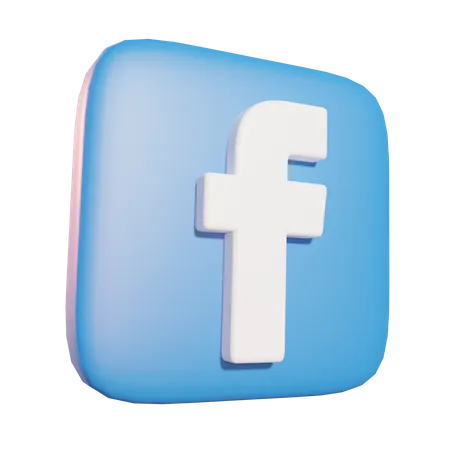 Free Facebook  3D Icon