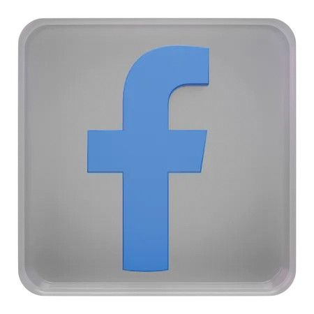 Free Facebook  3D Icon