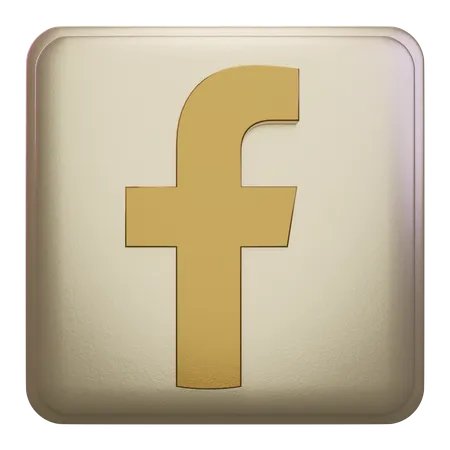 Free Facebook  3D Icon