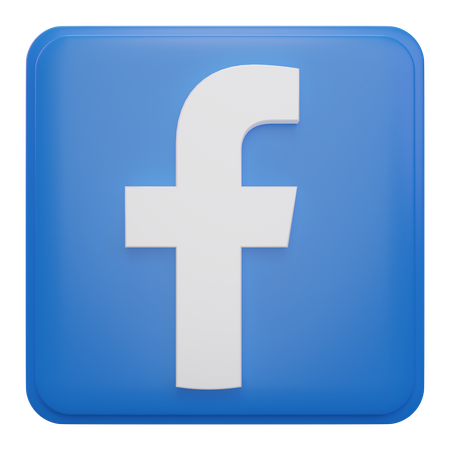 Free Facebook  3D Icon