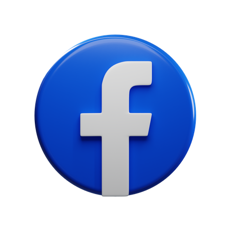 Free Facebook  3D Icon