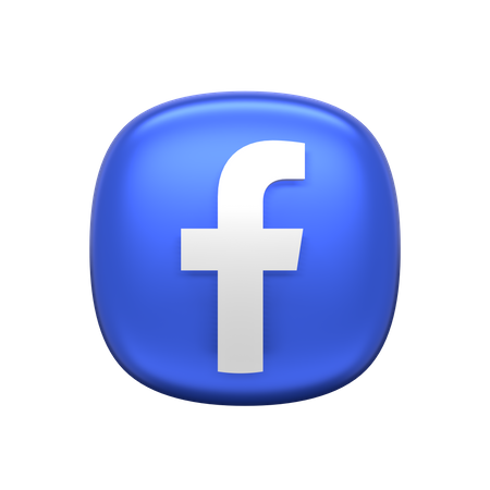 Free Facebook  3D Icon