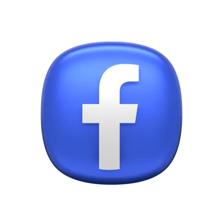 Free Facebook  3D Icon