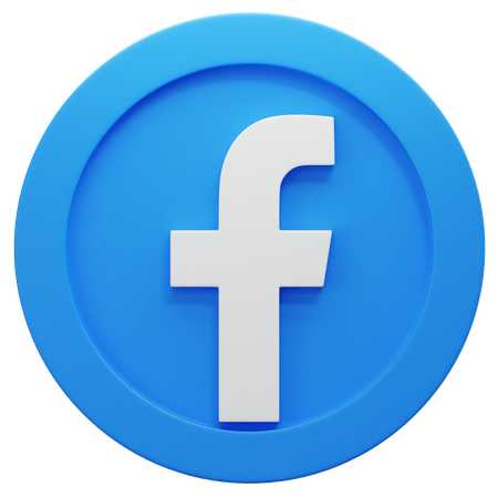 Free Facebook  3D Icon