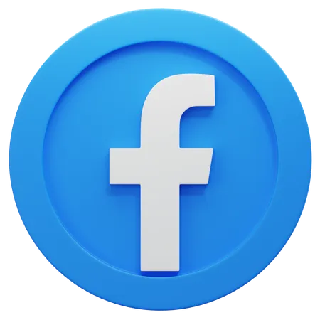 Free Facebook  3D Icon